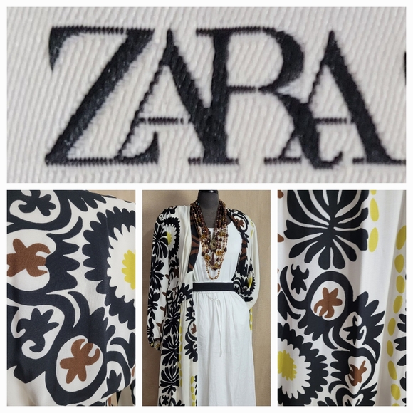 Zara Dresses & Skirts - Wrap Dress / Coat / L